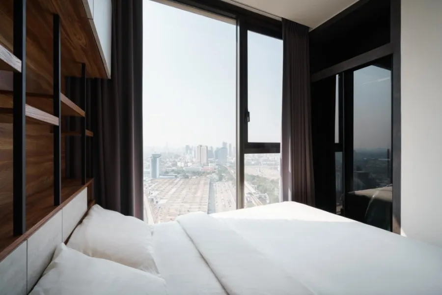 ขาย The Line Jatujak-Mochit ชั้น 32 วิวเมือง ห้องกั้นเป็นสัดส่วน Buit-In จองก่อนได้ก่อนจ้า