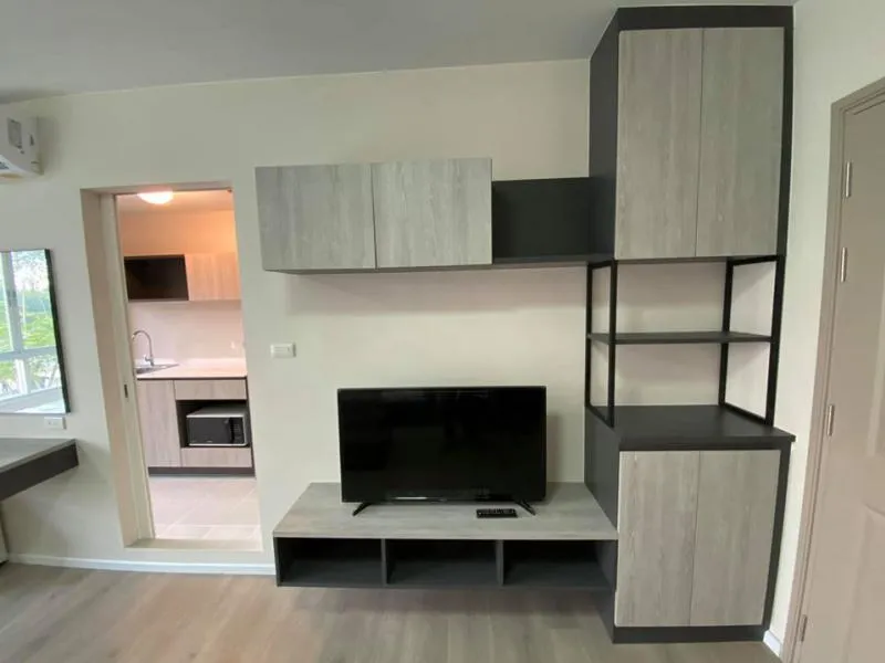 Room for rent at D Condo Resort, new phase, first-hand room, furniture and electrical appliances are ready. first come first serve