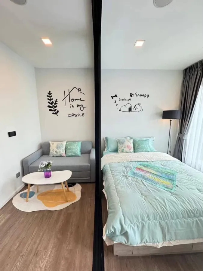 ให้เช่า Modiz Sukhumvit 50 1 ห้องนอน 1 ห้องน้ำ ตกแต่งมีสไตล์ เห็นวิวแม่น้ำเจ้าพระยา รีบจองด่วนๆ