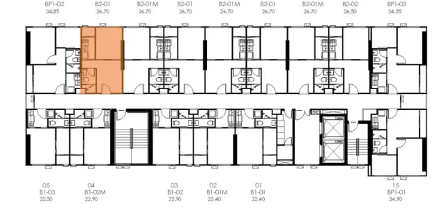 ขายดาวน์ Origin Place Ramkhamhaeng 153 ชั้น 4 มุมส่วนตัวไม่ติดกับใคร ตึก B เลี้ยงสัตว์ได้ คนรักสัตว์ห้ามพลาด images