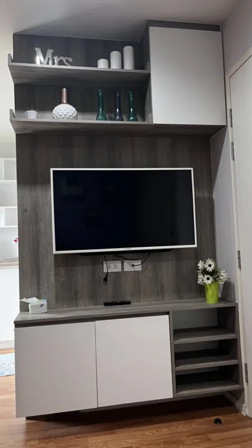 For rent: Lumpini Ville Nakhon In Riverview, 16th floor, Chao Phraya River view, fully furnished, ready to move in. Book now!