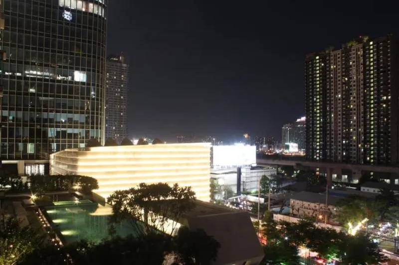 Condo for rent, Ideo Mobi Asoke, fully furnished room ready to move in White tone room, comfortable for the eyes, comfortable price, urgent rent