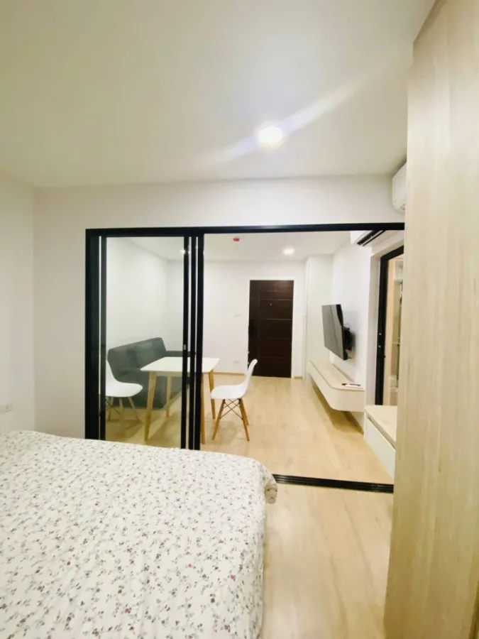 Condo for rent, Green Ville 2, Sukhumvit 101, swimming pool view, separate kitchen, well proportioned.