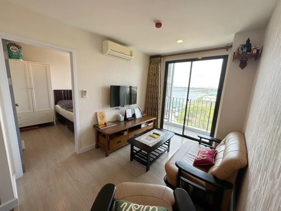 ขาย คอนโด Metro Luxe Riverfront รัตนาธิเบศร์ ตกแต่งน่าอยู่ เฟอร์ครบ วิวสวยมาก จองเลย