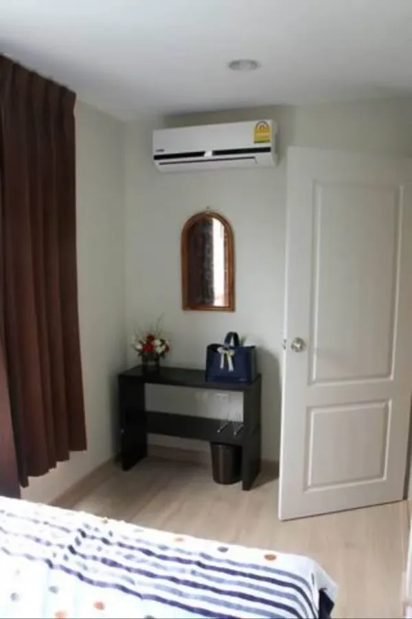 Tempo One Ramkhamhaeng-Rama 9 for rent, 2 bedrooms, 1 bathroom, spacious room, 4th floor, fully furnished, reserve now.