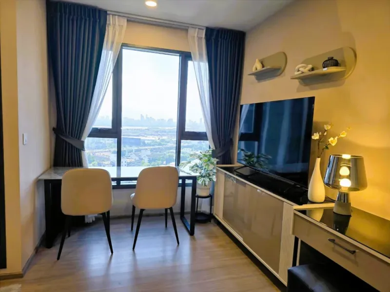 ให้เช่า Aspire Sukhumvit - Rama 4 1 ห้องนอน 1 ห้องน้ำ เฟอร์นิเจอร์ครบครัน เห็นวิวสวยจากชั้นสูง จองด่วน