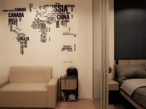 Condo for rent Lumpini Ville On Nut - Phatthanakan 1 bedroom 1 bathroom. Beautiful decoration, fully furnished.