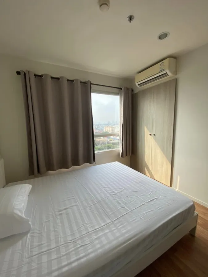 For rent, Lumpini Nawamin Sri Burapha, 1 bedroom, 8th floor, good washing machine. You must make a reservation like this.