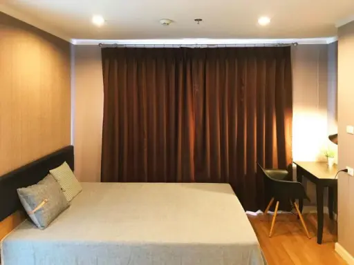 For rent LPN Ville Chaengwattana-Pak Kret 2 bathrooms, no need to fight. The room is complete and ready for rent.
