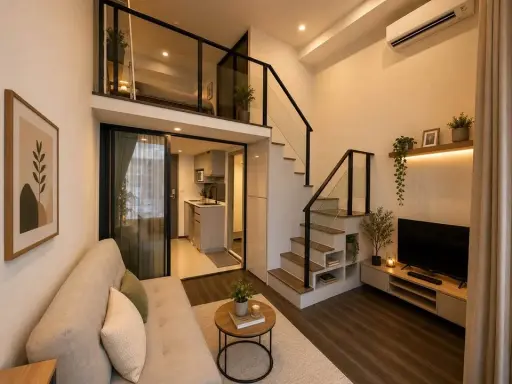 ให้เช่า ไนท์บริดจ์ สเปซ รัชโยธิน 1 ห้องนอนแบบ Duplex ชั้น 15 อยู่สบายไม่อึดอัด รีบจองให้ไว