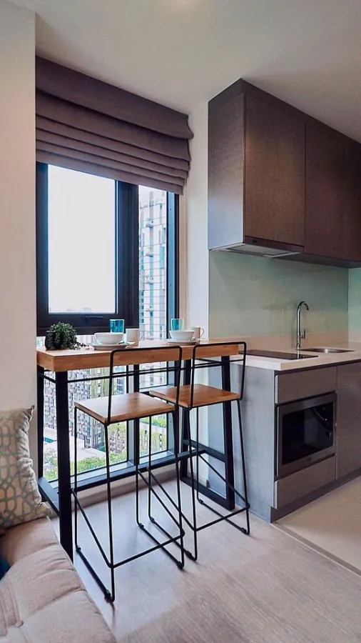 Condo for sale, rent, Rhythm Sukhumvit 36-38, high floor, beautiful view, fully furnished and fully furnished.