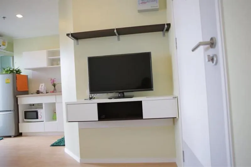 Condo for rent Lumpini Place Srinakarin-Huamark Station, beautiful room, fully furnished, do not miss