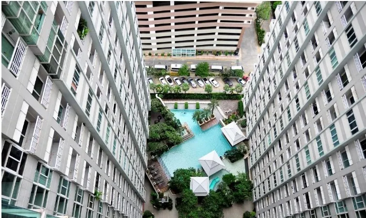 ให้เช่า The Fourwings Residence 1 ห้องนอน 2 ห้องน้ำ เฟอรื+เครื่องใช้ไฟฟ้าครบ วิวสูง จองด่วน