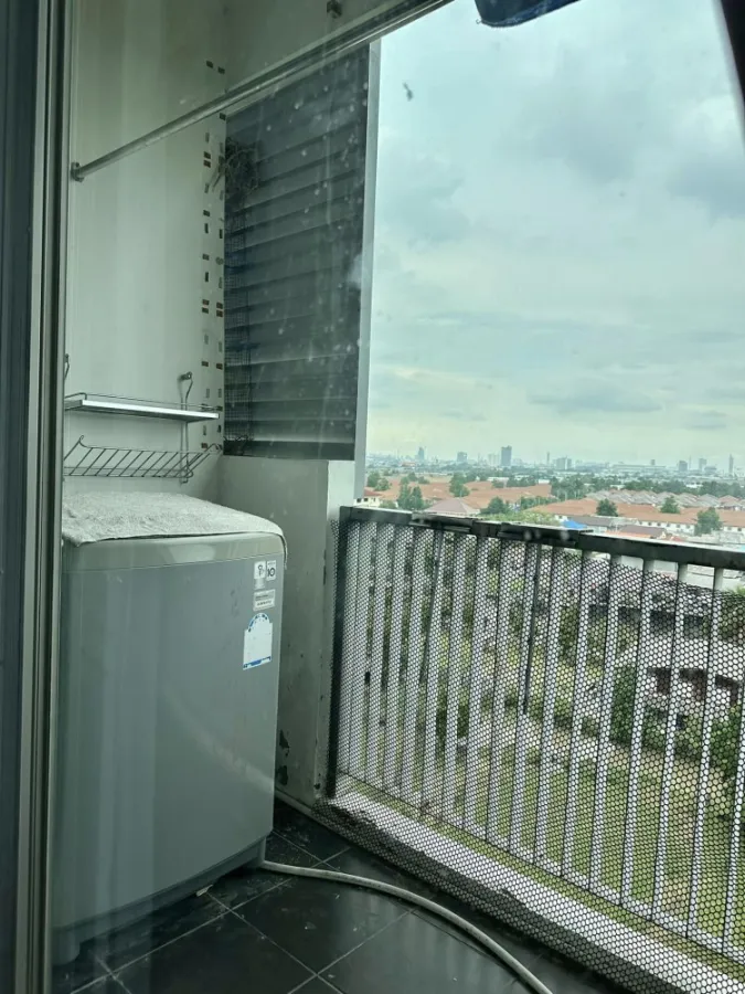 For rent, A Space Sukhumvit 77, 8th floor, beautiful view, fully furnished, ready to move in. Book now, don't miss it.