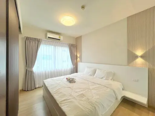 For sale: A Space Sukhumvit 77, 5th floor, beautiful room, very cool decoration, I must say it's very livable. Reserve now, don't miss it.