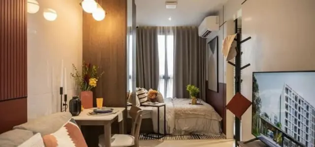 ขายดาวน์ขาดทุน คอนโด Nue Cross Khu Khot Station ห้อง Studio แบบ Fully Furnished รีบมาจอง images