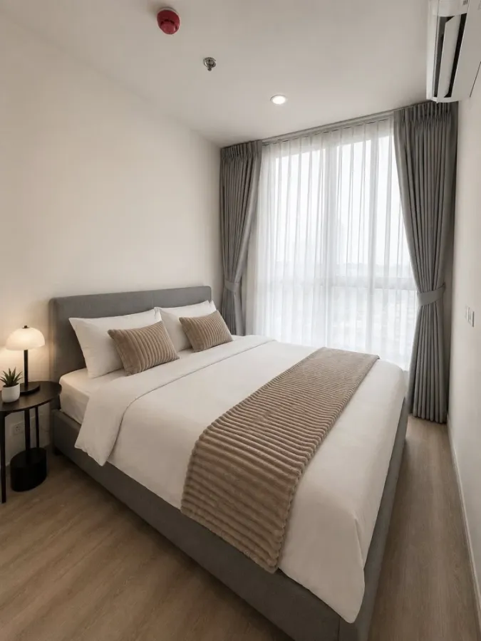 ให้เช่า Noble Nue District R9 ห้องน่าอยู่ ชั้น 31 เฟอร์นิเจอร์ครบครัน วิวเมืองสวยจากชั้นสูง จองด่วน