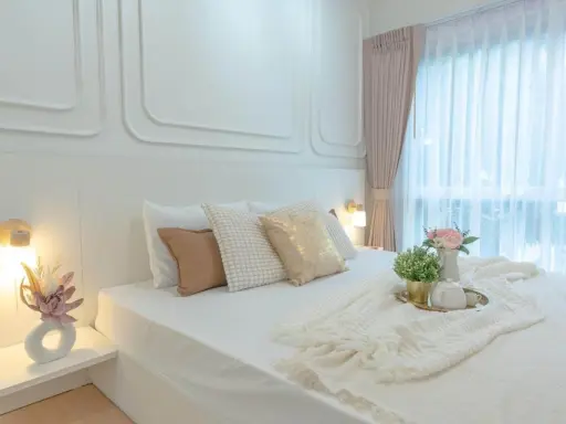 For sale: A Space Sukhumvit 77, swimming pool view room, Premium grade furniture. Hurry, it will be gone soon.