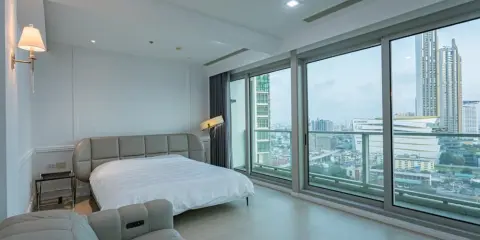 ให้เช่า เดอะ ริเวอร์ ห้องนอนใหญ่ วิวแม่น้ำเจ้าพระยาสวยมากๆ เฟอร์นิเจอร์จัดเต็ม จองแล้วไม้ผิดหวังจ้า