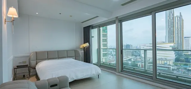 ให้เช่า เดอะ ริเวอร์ ห้องนอนใหญ่ วิวแม่น้ำเจ้าพระยาสวยมากๆ เฟอร์นิเจอร์จัดเต็ม จองแล้วไม้ผิดหวังจ้า images