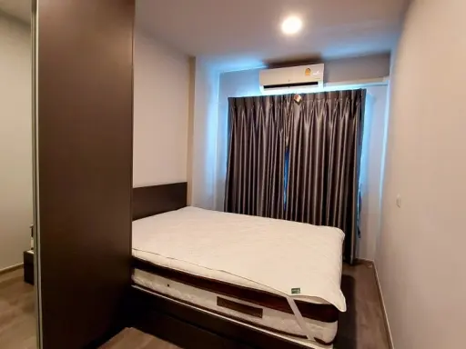 For rent: Monte Rama 9, partition room, 7th floor, fully furnished, electrical appliances, ready to move in. Don't just look, hurry and reserve now.