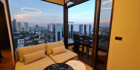 ให้เช่า The Fine Bangkok Thonglor-Ekamai ทิศเหนือ ชั้น 21 วิวเมืองแจ่มๆ ห้องตกแต่งสุดปัง ห้ามพลาด