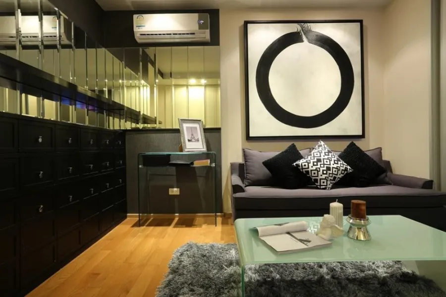 Quick sale!! Condo The Line Phahonyothin Park, 4th floor, Building A, new condition room, ready to move in, book now!!