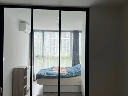 Condo for sale ATMOZ Chaengwattana 1 Bedroom Exclusive with balcony overlooking the pool. Don't miss it.