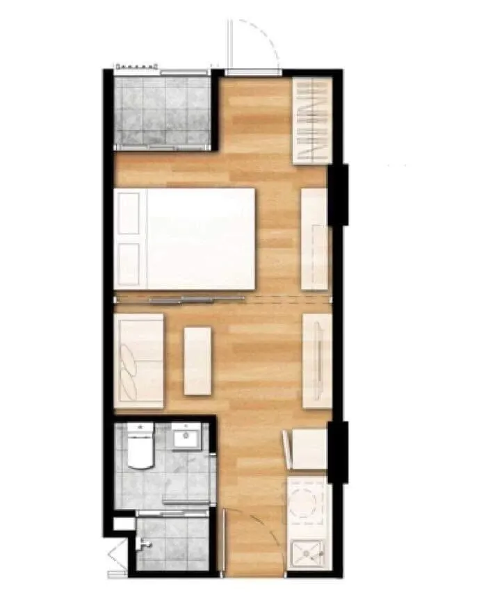 ให้เช่า Kave Condo ชั้น 3 ห้องกั้น แต่งครบ น่าอยู่ รีบจองเลย ห้ามพลาด ด่วนๆจ้า