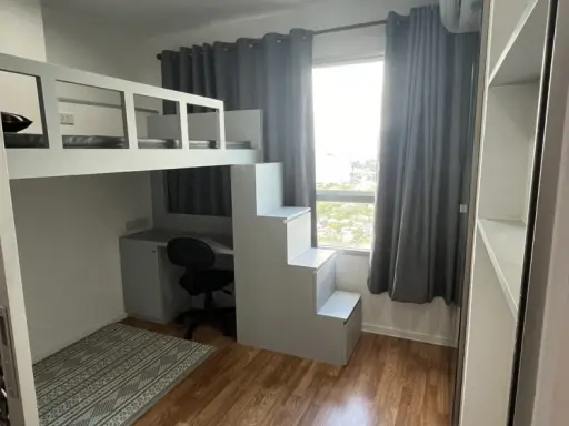 For sale, for rent, Lumpini Ville Nakhon In-Riverview, high floor, good view, fully furnished, hurry and reserve now.
