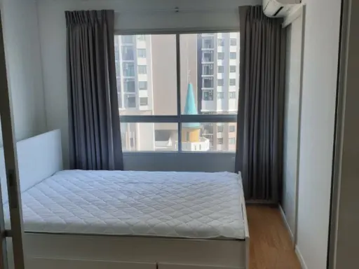 Give me a shot. Urgent !! Condo Lumpini Place Srinakarin-Huamark Station, prime location, convenient transportation, full furniture, book now !!