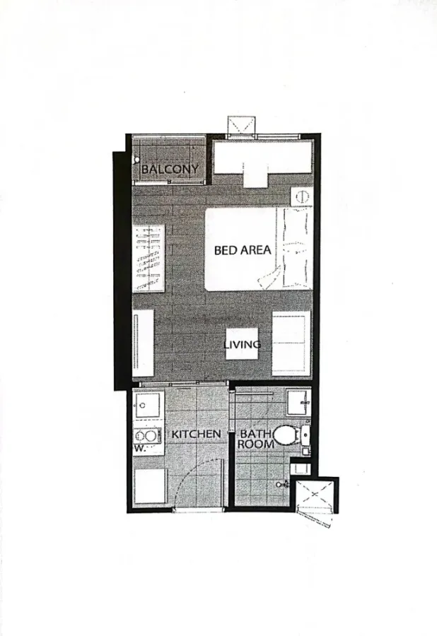 ปล่อยเช่า Chapter One Spark ห้อง 1 Bedroom วิวสวน ชั้น 11 ราคาุค้ม มาเป็นเจ้าของได้แล้ววันนี้