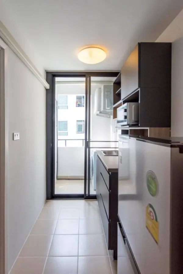 Plum Condo for rent, Phahon Yothin 89, corner room, comfortable view, fully furnished, electrical appliances You can just come in.