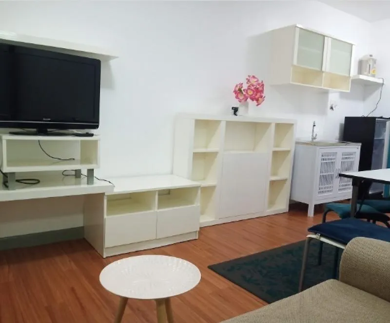 ขาย/เช่าคอนโด เอ สเปซ สุขุมวิท 77 ห้องนั่งเล่นกว้างโปร่ง พร้อมเคาน์เตอร์ครัว ห้องสวย พร้อมอยู่