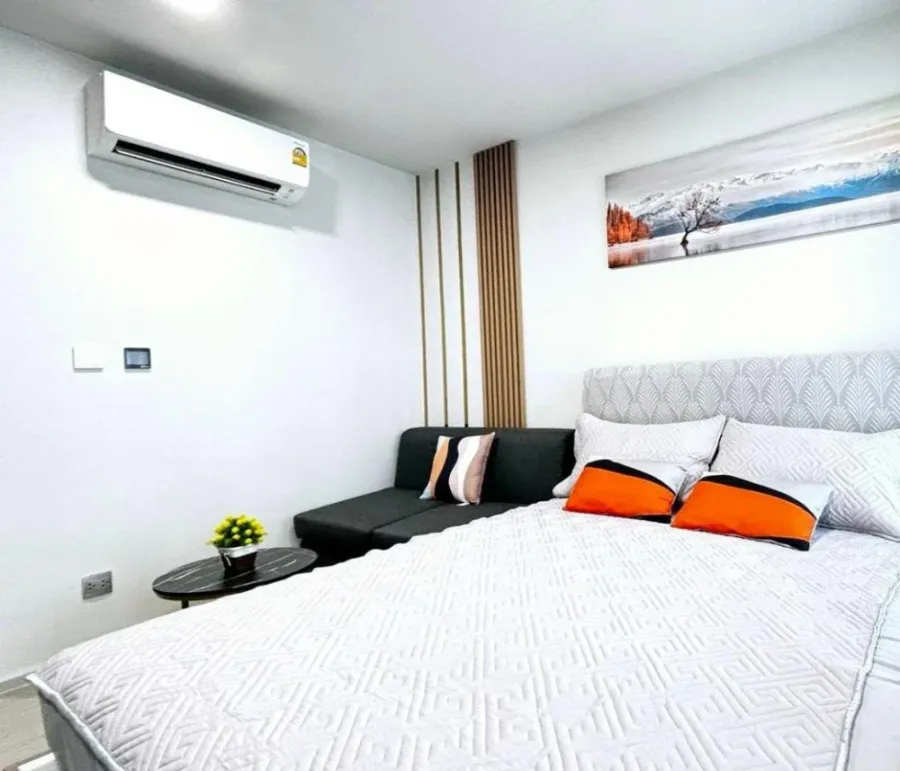For rent: Kave Town Island, 4th floor, outside view, fully furnished, reserve now, hurry!