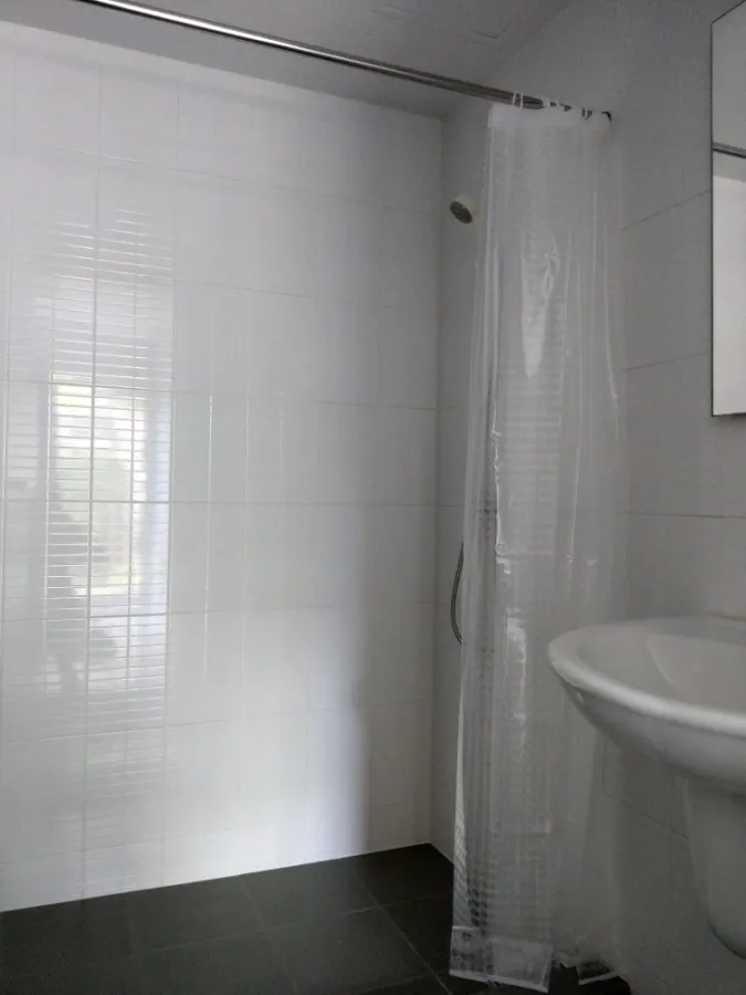 Condo for rent, U Hua Mak Station, next to the garden, cool during the day, not hot, fully furnished.