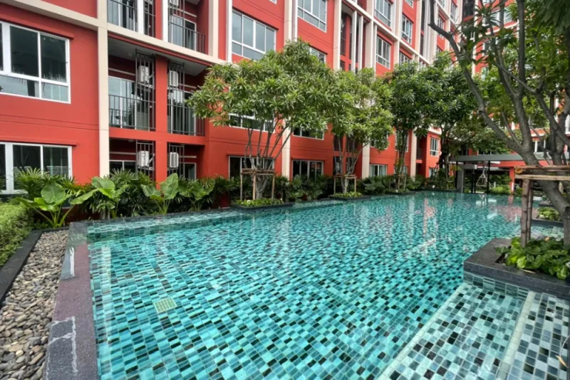 ขาย Park Ramintra ห้องพร้อมอยู่ เฟอร์พร้อม มาแต่ตัวเข้าอยู่ได้เลย++