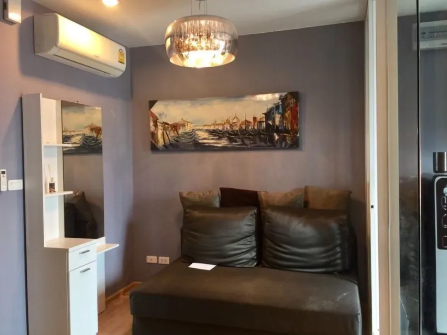 Condo for rent, The Base Rama 9, 1 bedroom, 1 bathroom, pool view, tone control room, first come first served, book now.