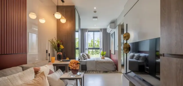 ขายใบจอง NUE CROSS KHU KHOT STATION ห้อง Studio ชั้น 6 ระเบียงหันทิศเหนือ วิวเมือง ซื้อเลย images