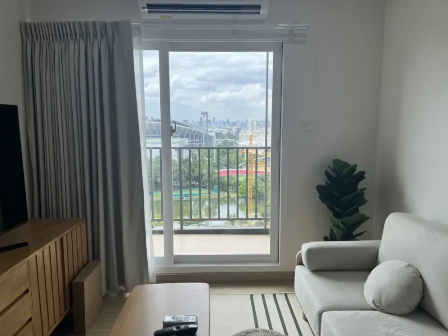 Condo for rent Supalai Veranda Ramkamhaeng, ready to move in, spacious and comfortable, high floor, fully furnished, book now+++