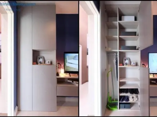Condo for rent, Niche ID Sukhumvit 113, fully furnished, beautiful view, good direction, ready to make an appointment!