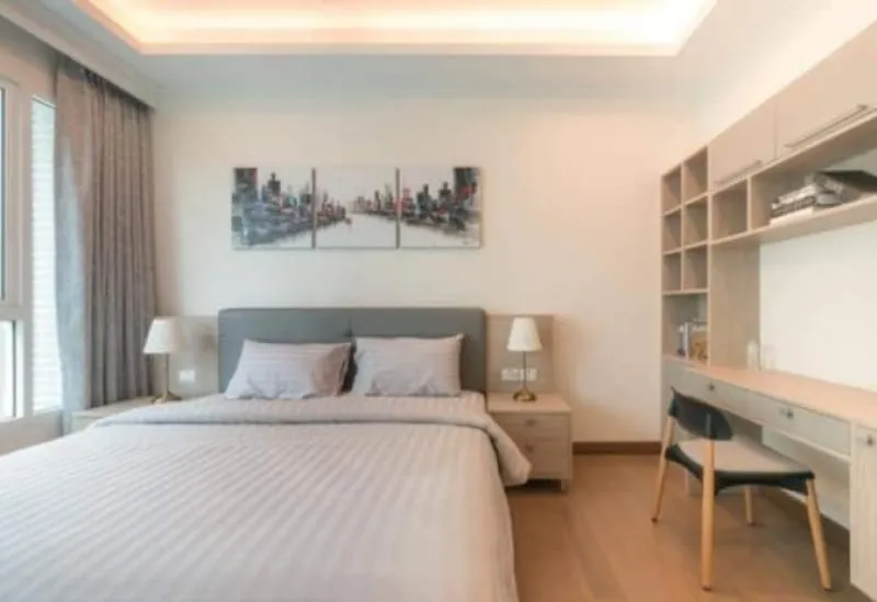 Condo for rent Supalai Elite Phayathai, fully furnished room, ready to move in, garden in the middle of the city, near the train too!!
