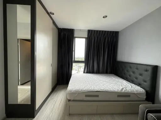 For rent, Ideo Mobi Sukhumvit Eastgate, 11th floor, clear view, airy, comfortable price. If interested, hurry up to reserve. images