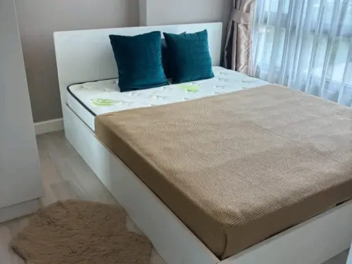 For rent: Metro Luxe Riverfront Rattanathibet, 7th floor, fully furnished, very livable. Book now!