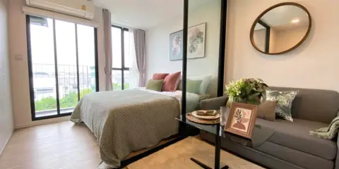 ให้เช่า Atmoz Ratchada-Huaikwang ชั้น 6 ห้องสวย แต่งครบ พร้อมอยู่ จองเลย ด่วนๆ