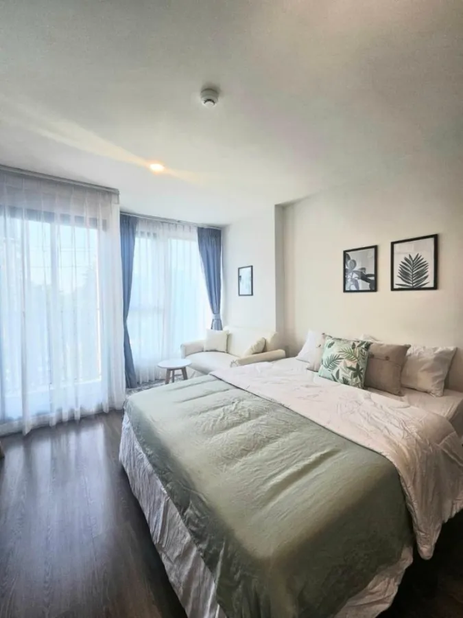 For rent: The Origin Ramintra 83 Station, 3rd floor, beautiful room, comes with complete decoration. Book now, urgent.