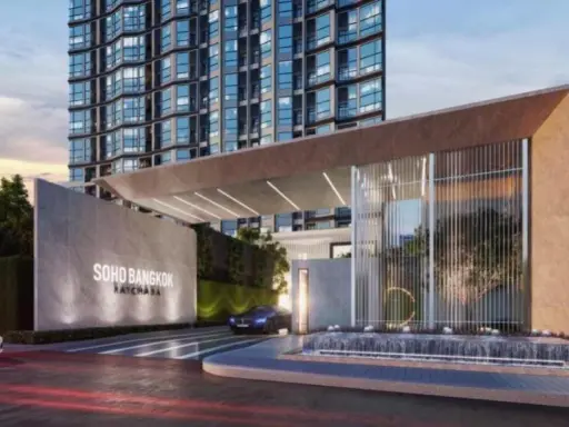 ด่วนขายดาวน์คอนโด SOHO BANGKOK Ratchada ห้องมุมมีความเป็นส่วนตัว ราคาดี ซื้อเลย