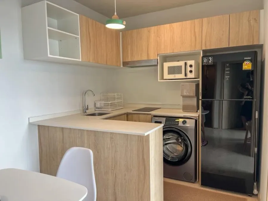 Condo for rent at NUE Noble Ngamwongwan. Spacious and comfortable rooms with ample living space. Book yours today! Don't miss out!