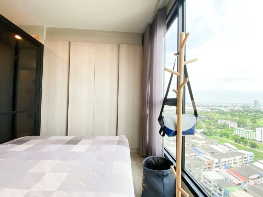 For sale, for rent, Ideo Mobi Sukhumvit East Point, 20th floor, nice room, fully furnished, book now, don't miss out.