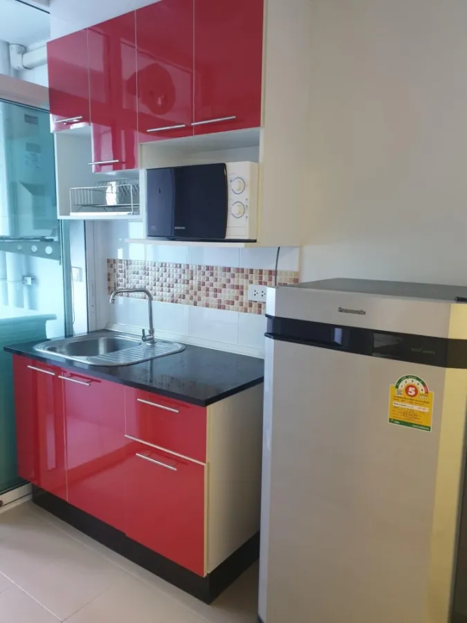 For rent, Plum Condo, Phahonyothin 89, Phase 5, 3rd floor, fully furnished, ready to move in, just bring one bag.